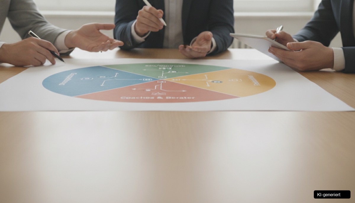 Visuelle Darstellung eines optimierten branchenspezifischen Lead-Funnels für die B2B Leadgenerierung von High-Ticket-Angeboten.