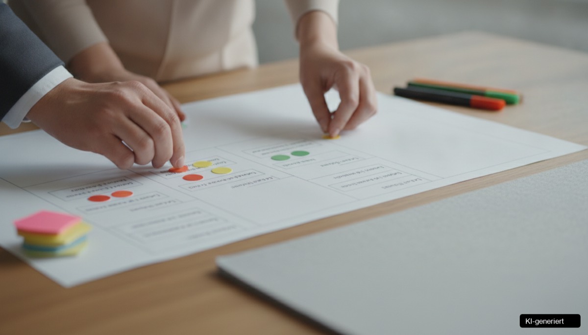Ein Diagramm zeigt die Optimierung des Cost per Qualified Lead (CQL) durch verbesserte Lead Qualität.