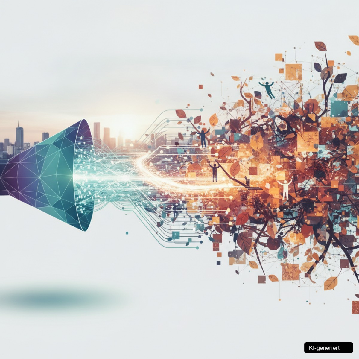 Diagramm zur Marketing Vertrieb Abstimmung zeigt den Fluss von Leads und Feedbackschleifen